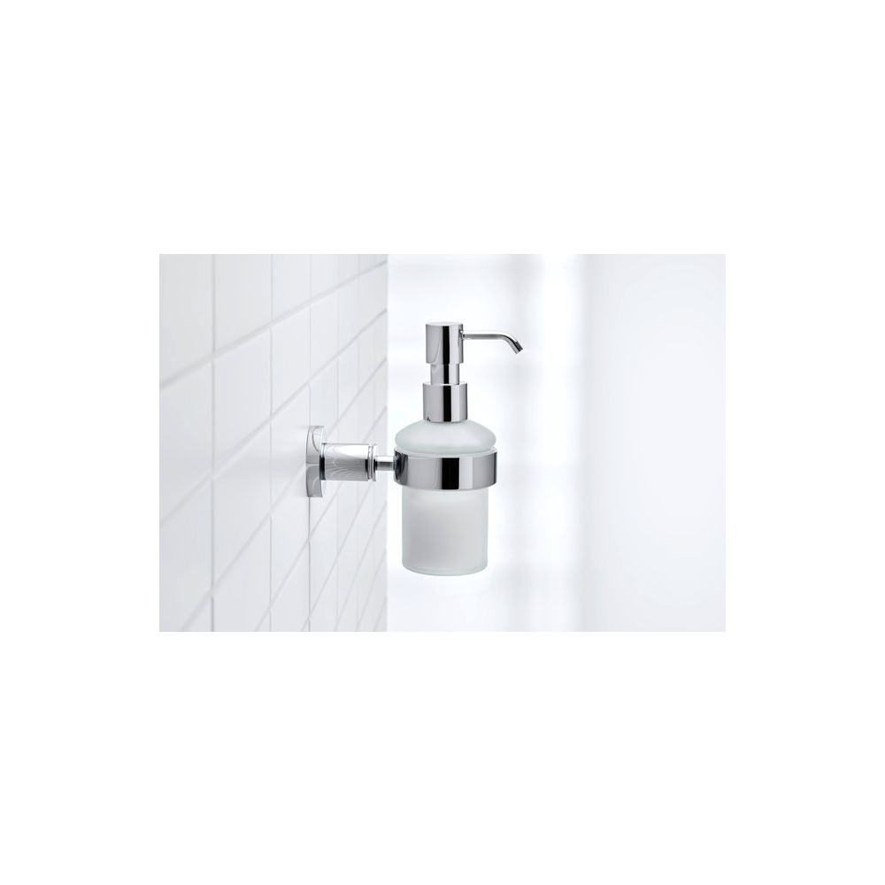 Duravit D-Code Seifenspender 145x69x220mm, Chrom/Mattweiß, Glas/Messing, Schraubbef... DURAVIT-0099161000 4021534576591 (Abb. 4)