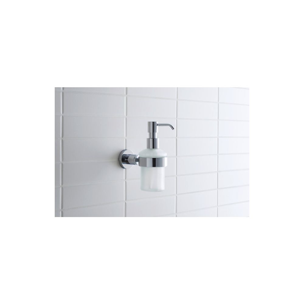 Duravit D-Code Seifenspender 145x69x220mm, Chrom/Mattweiß, Glas/Messing, Schraubbef... DURAVIT-0099161000 4021534576591 (Abb. 5)