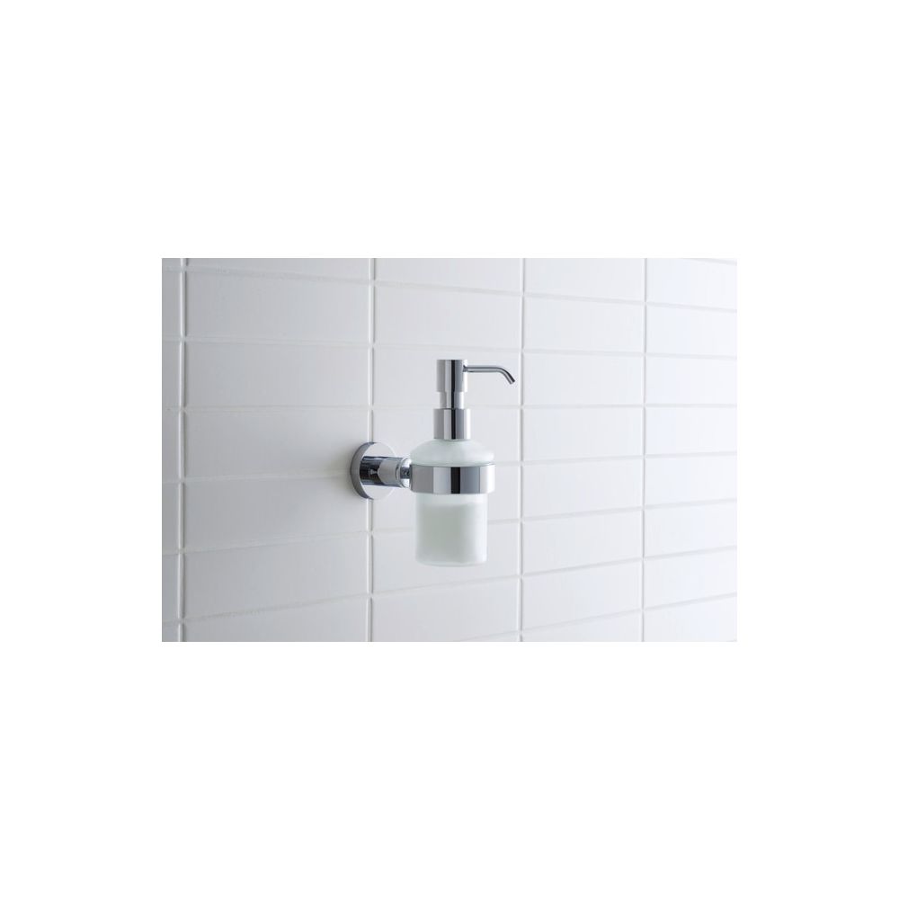 Duravit D-Code Seifenspender 145x69x220mm, Chrom/Mattweiß, Glas/Messing, Schraubbef... DURAVIT-0099161000 4021534576591 (Abb. 8)
