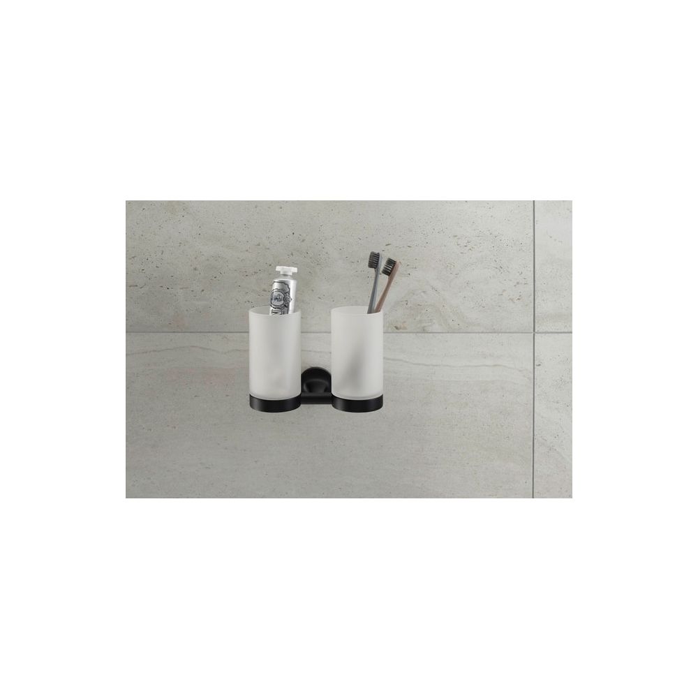 Duravit Starck T Zahnputzbecher doppelt wandhängend, Position R L, 170x98x140mm, Ma... DURAVIT-0099484600 4063382318633 (Abb. 8)