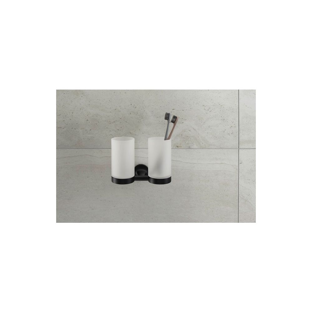 Duravit Starck T Zahnputzbecher doppelt wandhängend, Position R L, 170x98x140mm, Ma... DURAVIT-0099484600 4063382318633 (Abb. 9)