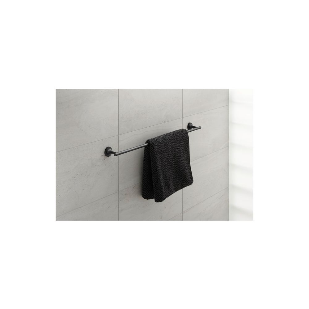 Duravit Starck T Handtuchhalter 73x810x50mm, Mattschwarz, Messing, 1 Arm, mit Befes... DURAVIT-0099434600 4053424703046 (Abb. 3)