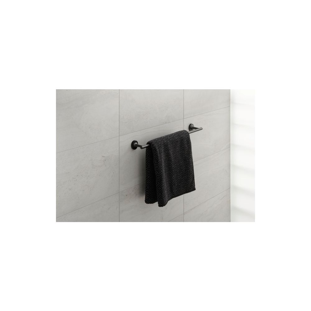 Duravit Starck T Handtuchhalter 73x610x50mm, Mattschwarz, Messing, 1 Arm, mit Befes... DURAVIT-0099424600 4053424703039 (Abb. 3)