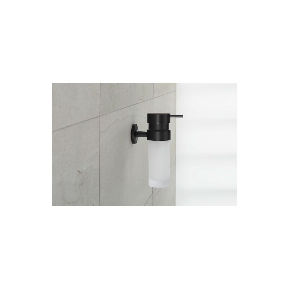 Duravit Starck T Seifenspender 126x60x176mm, Mattschwarz/Mattweiß, Messing, 0,2l, w... DURAVIT-0099354600 4053424702971 (Abb. 2)