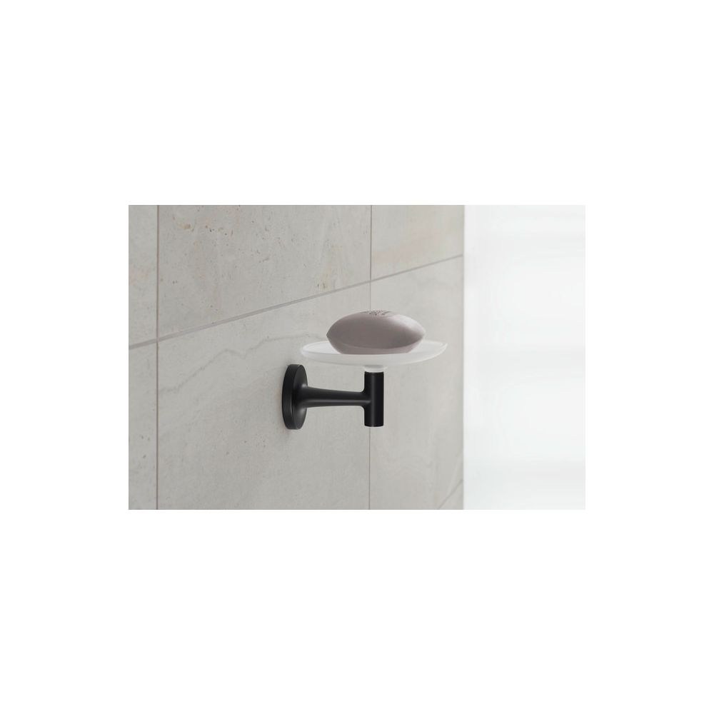 Duravit Starck T Seifenschale 119x140x66mm, Mattschwarz/Mattweiß, Glas, wandhängend... DURAVIT-0099334600 4053424702964 (Abb. 3)