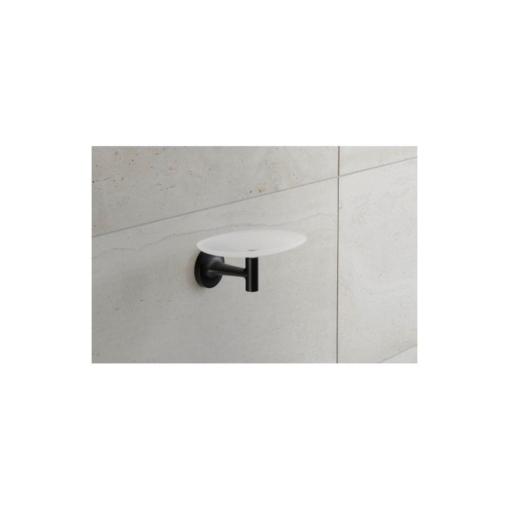 Duravit Starck T Seifenschale 119x140x66mm, Mattschwarz/Mattweiß, Glas, wandhängend... DURAVIT-0099334600 4053424702964 (Abb. 4)