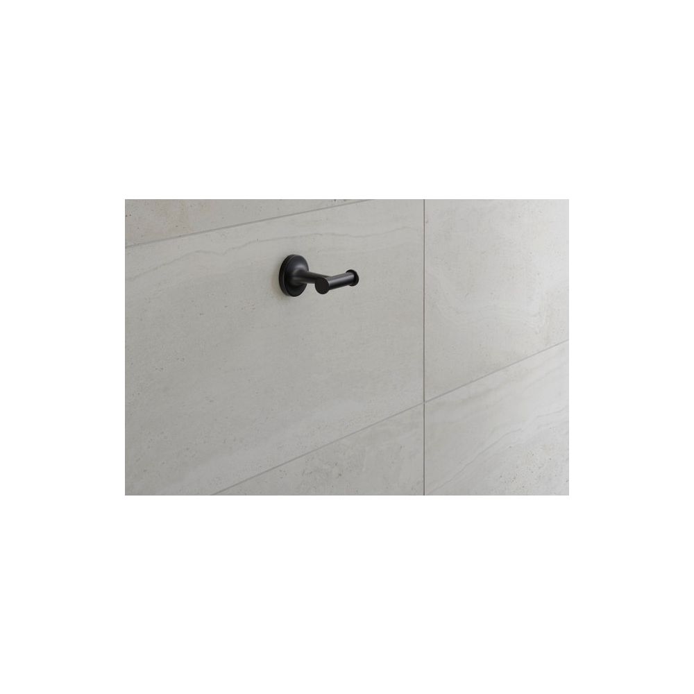 Duravit Starck T Handtuchhaken 76x60x50mm, Mattschwarz... DURAVIT-0099304600 4053424702940 (Abb. 2)