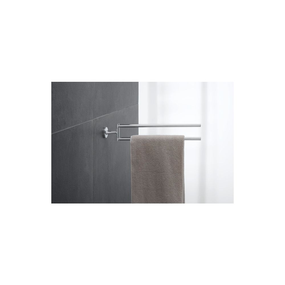 Duravit Starck T Handtuchhalter 486x88x57mm, Chrom glänzend, Messing, 2 Arme, mit B... DURAVIT-0099411000 4053424693859 (Abb. 4)