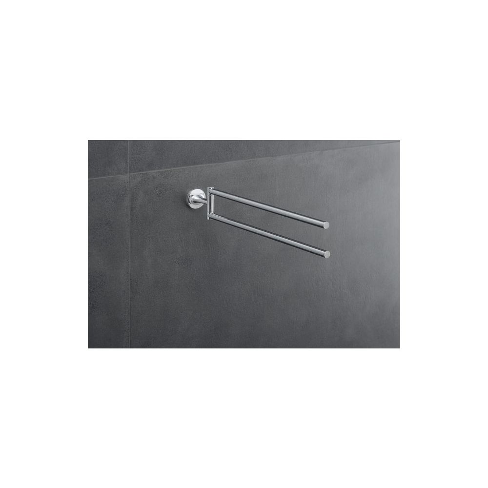 Duravit Starck T Handtuchhalter 486x88x57mm, Chrom glänzend, Messing, 2 Arme, mit B... DURAVIT-0099411000 4053424693859 (Abb. 8)