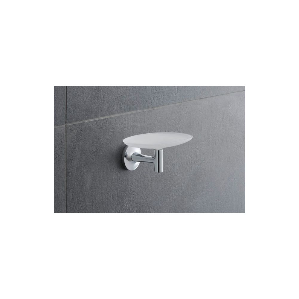Duravit Starck T Seifenschale 119x140x66mm, Chrom glänzend/Mattweiß, Glas, wandhäng... DURAVIT-0099331000 4053424693798 (Abb. 3)