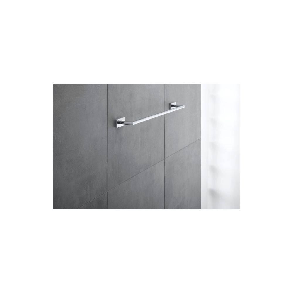 Duravit Karree Handtuchhalter 668x70x35mm, Chrom, Messing, 1 Arm, mit Befestigungsm... DURAVIT-0099591000 4021534901157 (Abb. 4)