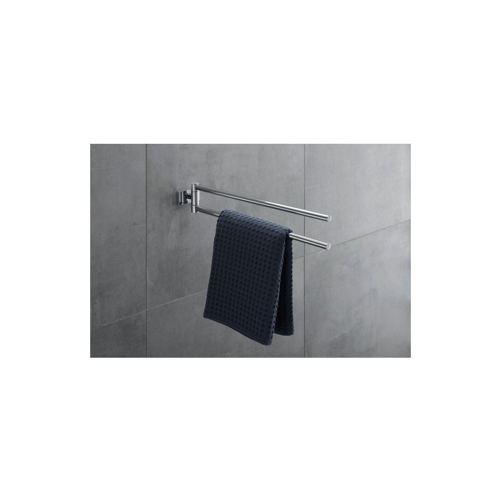 Duravit Karree Handtuchhalter 68x450x75mm, Chrom, Messing, 2 Arme, mit Befestigung... DURAVIT-0099581000 4021534901133 (Abb. 15)