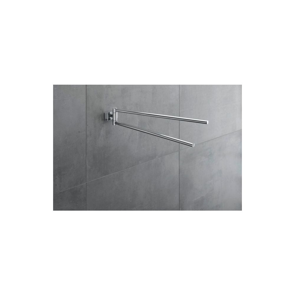 Duravit Karree Handtuchhalter 68x450x75mm, Chrom, Messing, 2 Arme, mit Befestigung... DURAVIT-0099581000 4021534901133 (Abb. 16)