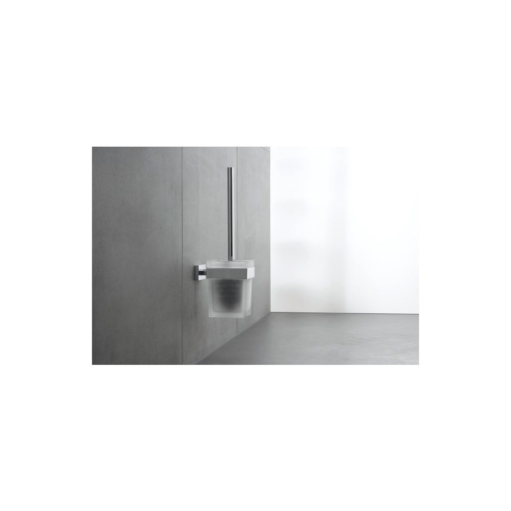 Duravit Bürstengarnitur Karree 95x95x350mm, wandhäng. Chrom/Mattweiß, Glas, Messing... DURAVIT-0099571000 4021534901126 (Abb. 5)