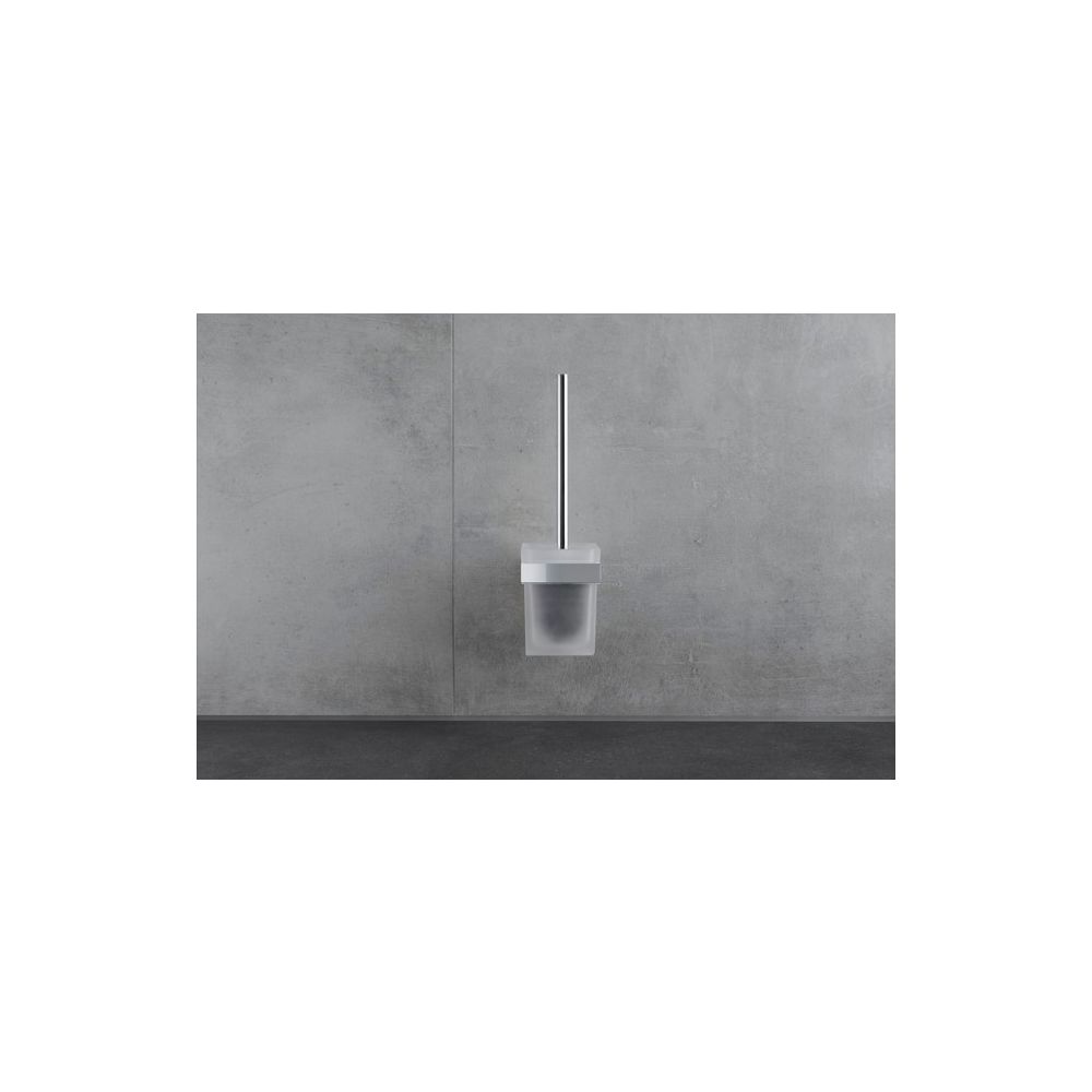 Duravit Bürstengarnitur Karree 95x95x350mm, wandhäng. Chrom/Mattweiß, Glas, Messing... DURAVIT-0099571000 4021534901126 (Abb. 6)