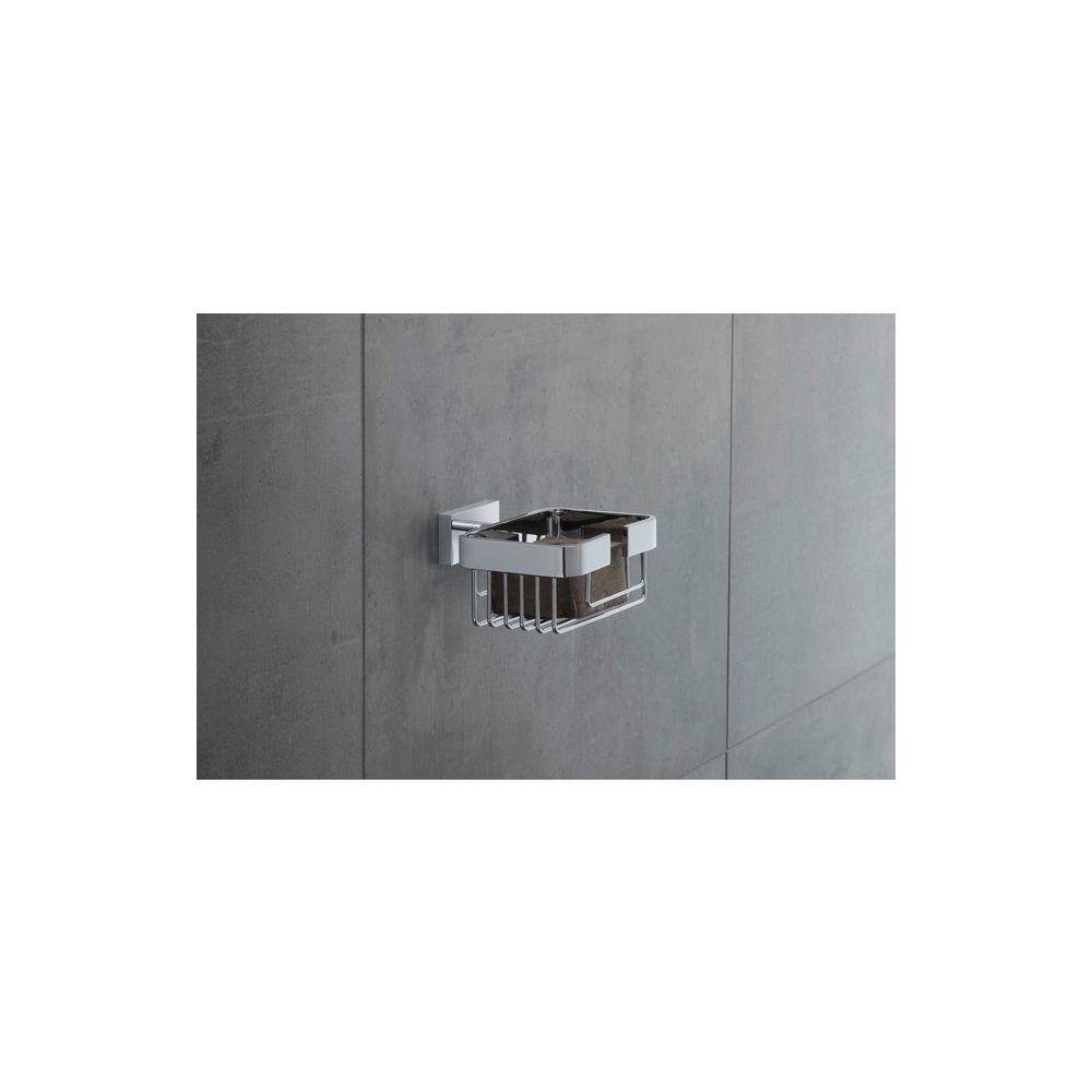 Duravit Karree Seifenschale 140x120x65mm, Chrom, Messing/Glas, wandhängend... DURAVIT-0099531000 4021534901201 (Abb. 5)