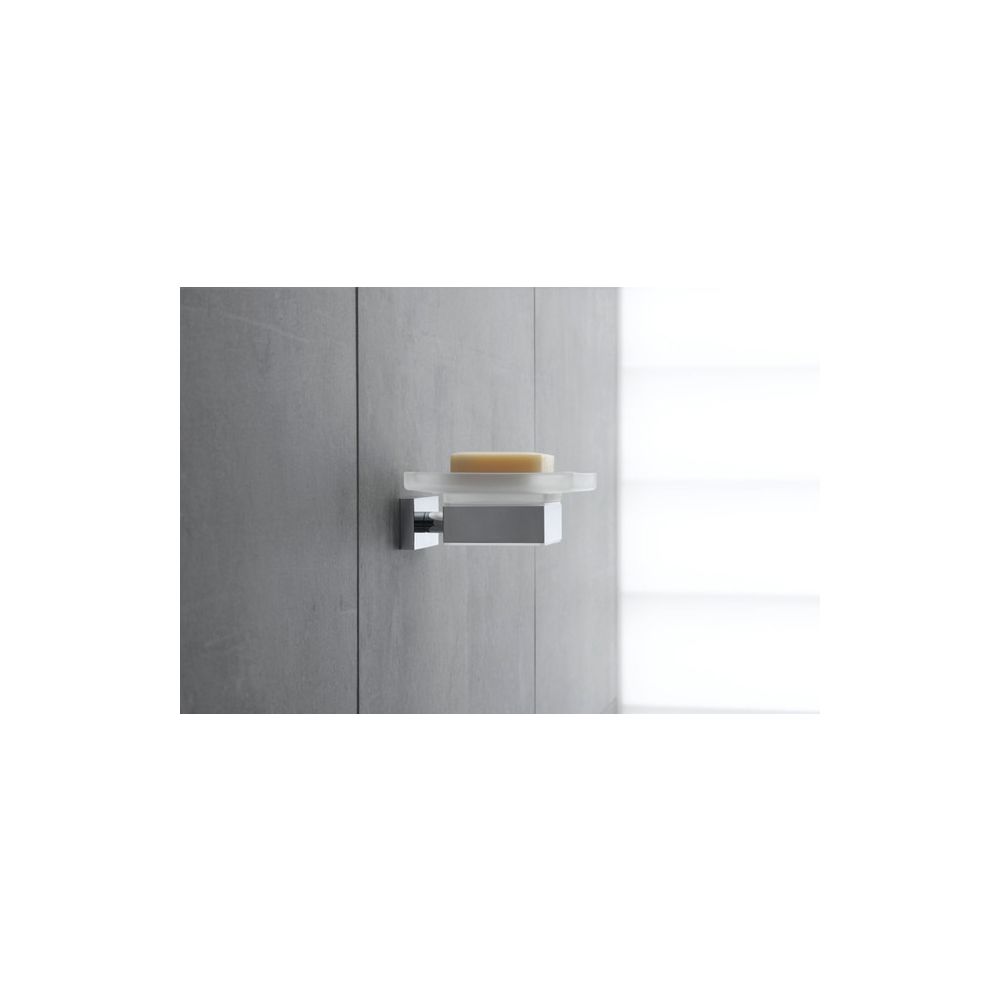 Duravit Karree Seifenschale 115x122x50mm, Chrom/Mattweiß, Messing/Glas, wandhängen... DURAVIT-0099521000 4021534901096 (Abb. 11)