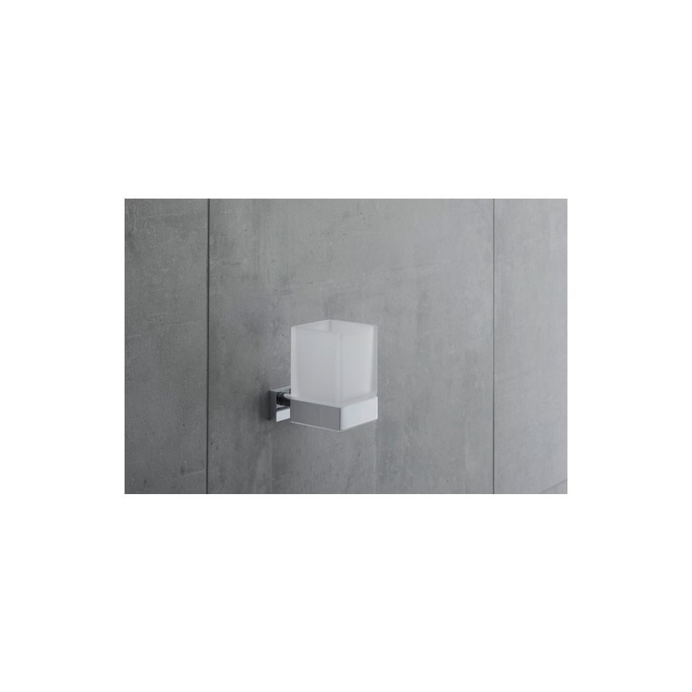 Duravit Karree Zahnputzbecher einzeln wandhängend, Position mitte, 100x69x110mm, C... DURAVIT-0099511000 4021534901089 (Abb. 12)