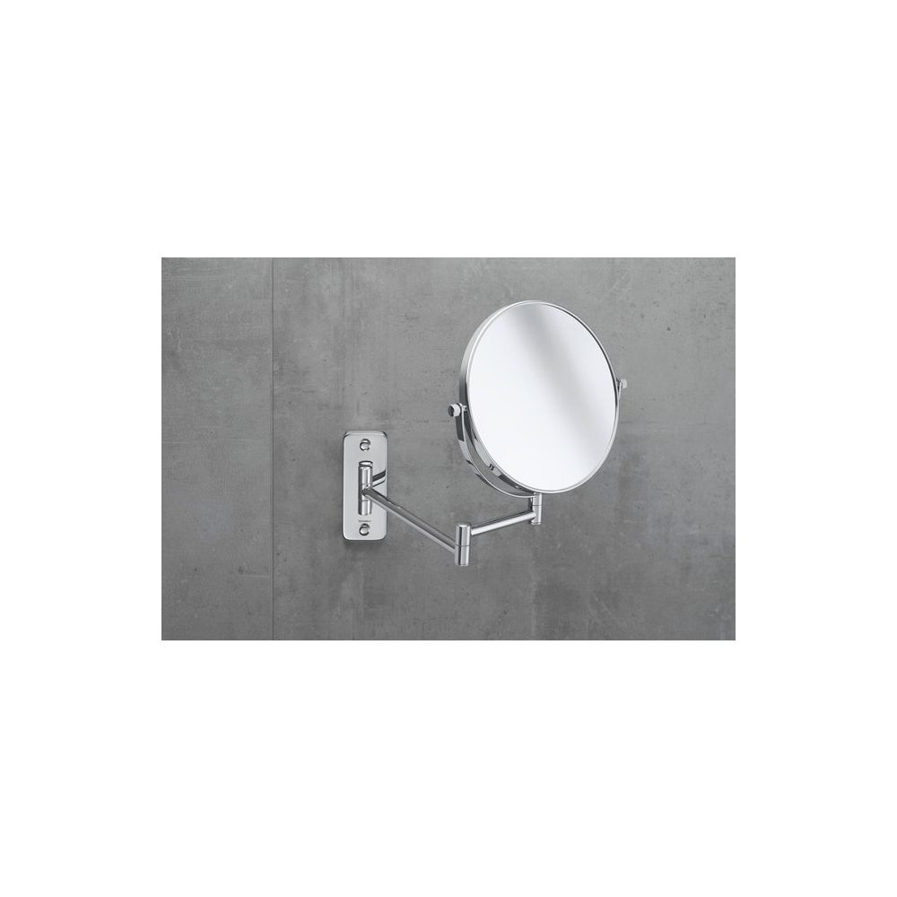Duravit D-Code Kosmetikspiegel 330x203x310mm, Chrom, Optische Vergrößerung 3-fach, ... DURAVIT-0099121000 4021534389276 (Abb. 8)