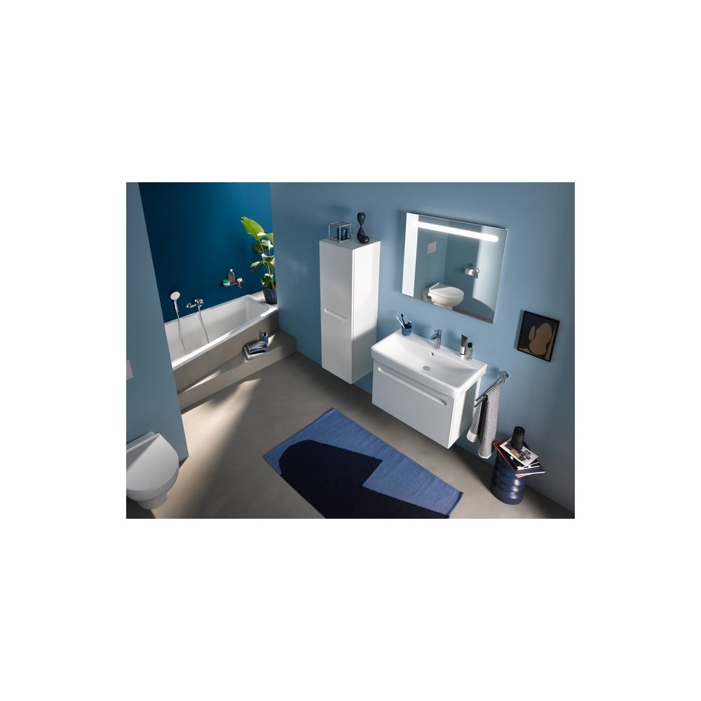 Duravit No.1 Halbhochschrank, Folie 360x400x1320mm Mattweiß/Mattweiß, 1 Tür R,... DURAVIT-N11308R18180000 4063382218827 (Abb. 3)