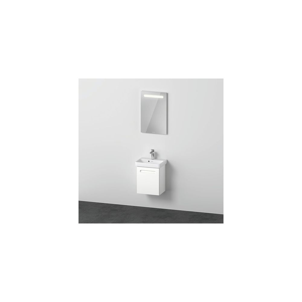 Duravit No.1 Möbel-Set, Möbelwaschtisch, Waschtischunterbau, Spiegel 350x450x2... DURAVIT-N10150R18180000 4063382807229 (Abb. 1)