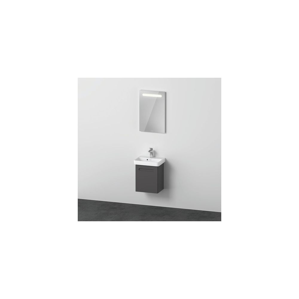 Duravit No.1 Möbel-Set, Möbelwaschtisch, Waschtischunterbau, Spiegel 350x450x2... DURAVIT-N10150L49490000 4063382807212 (Abb. 3)