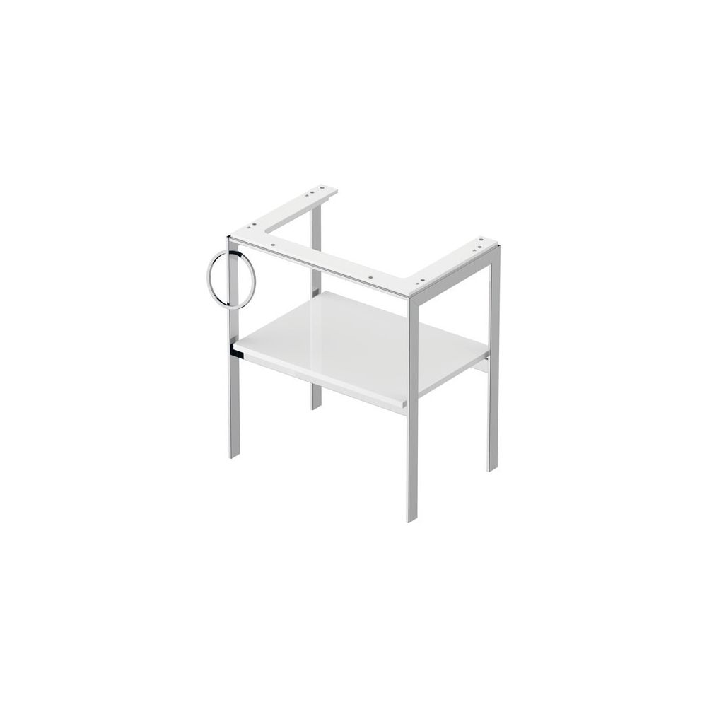 Duravit White Tulip Metallkonsole 450x684x760mm, L, Weiß Hochglanz, 1 Ablagefläche... DURAVIT-WT4543L8585 4063382126559 (Abb. 2)