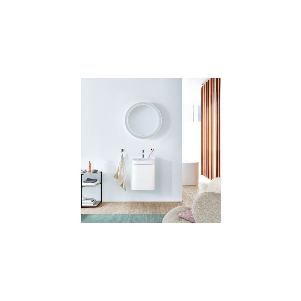 Duravit Happy D.2 Waschtisch-Set C-shaped wh Dekor, 360x400x480mm Weiß Hochgla... DURAVIT-HP4340O22220000 4063382214614 (Abb. 2)