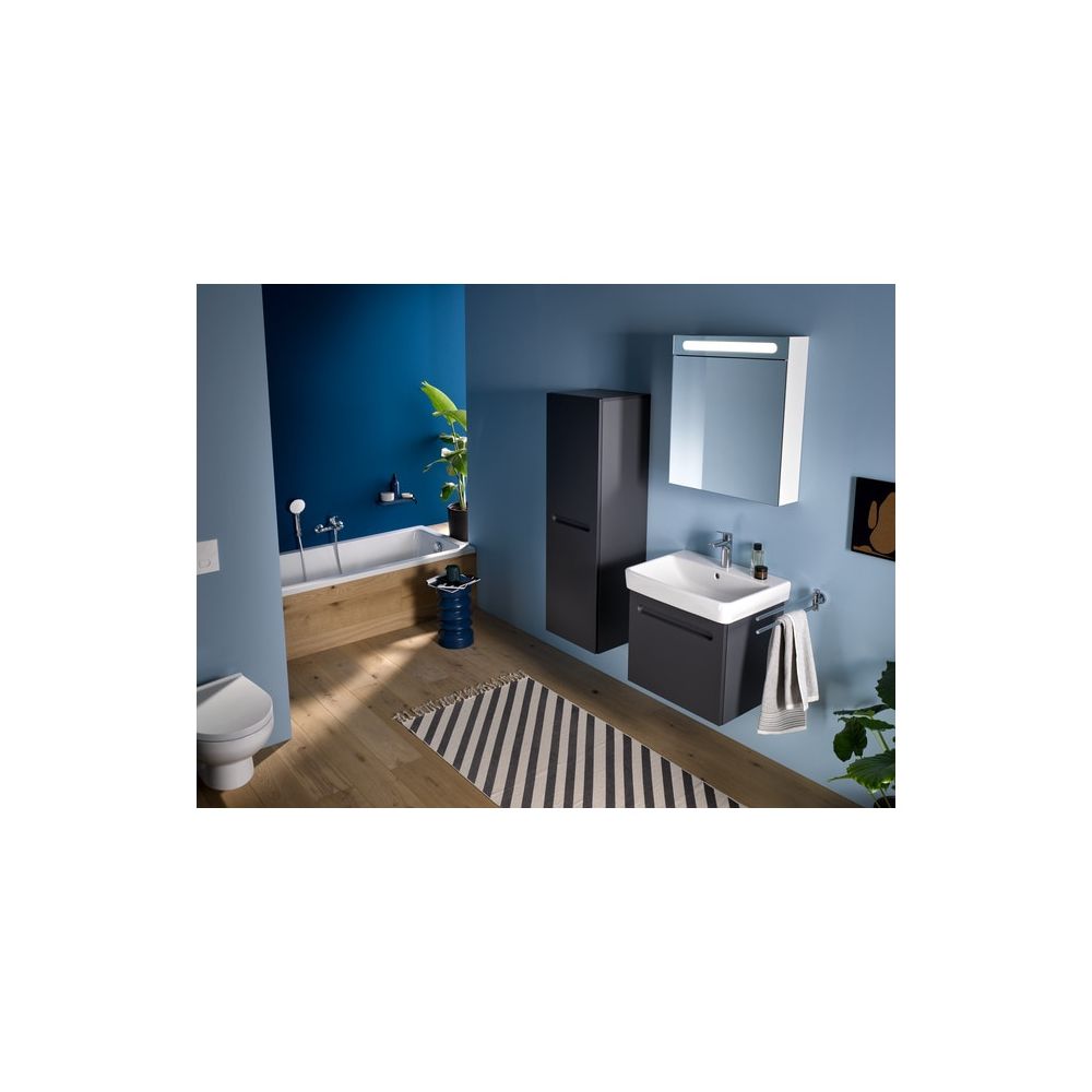 Duravit No.1 Spiegelschrank Wandmontage 148x600x700mm, Weiß, Tür R, 2 Glasfach... DURAVIT-N17920R00000000 4063382219749 (Abb. 6)