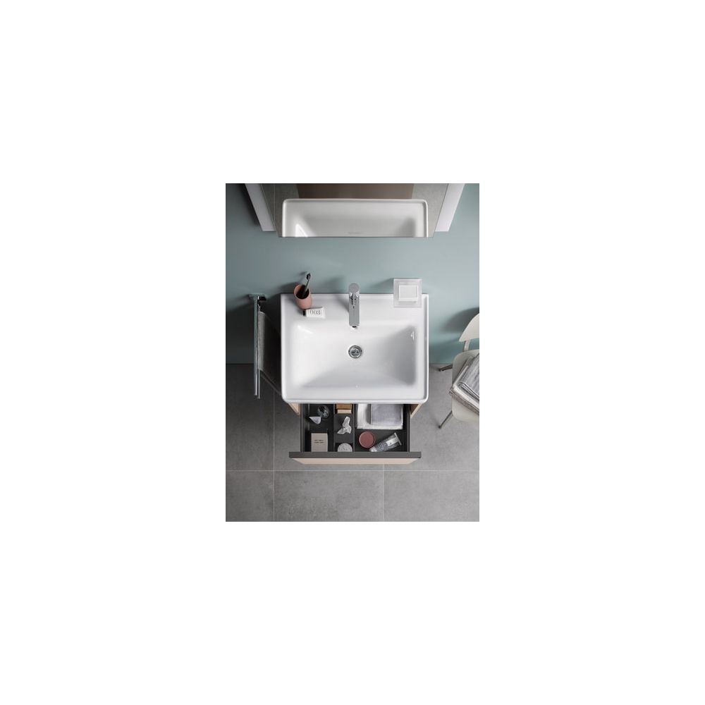 Duravit D-Neo Waschtisch 480x650x160mm, Weiß Hochglanz, Rechteckig, 1 Waschplatz/HL... DURAVIT-2367650000 4063382015624 (Abb. 5)