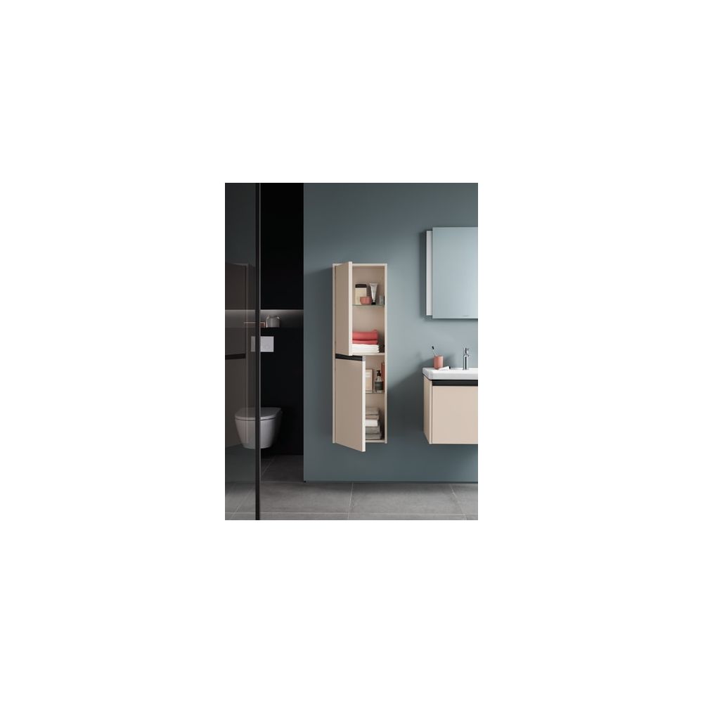 Duravit Ketho.2 Halbhochschrank Dekor 240x400x1320mm Taupe Matt, 2 Türen R, 2 ... DURAVIT-K21319R91910000 4063382817853 (Abb. 4)