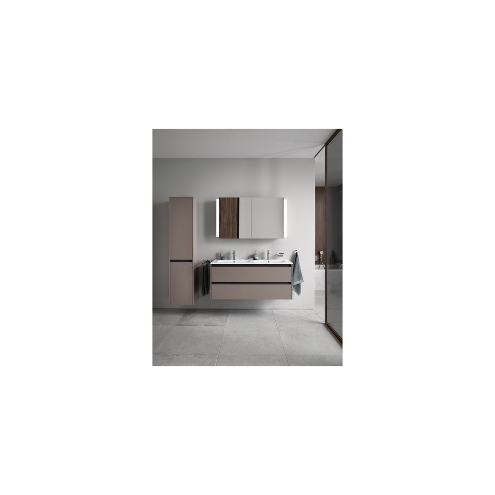 Duravit Ketho.2 Hochschrank Dekor 360x400x1760mm Basalt Matt, 2 Türen L, Griff... DURAVIT-K21329L43430000 4063382817754 (Abb. 3)