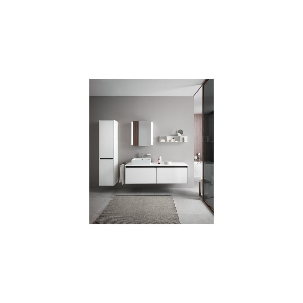 Duravit Ketho.2 Spiegelschrank Wandmontage 157x600x700mm, Weiß, 1 Tür L LKZ0, ... DURAVIT-K27135L00000010 4063382818140 (Abb. 3)