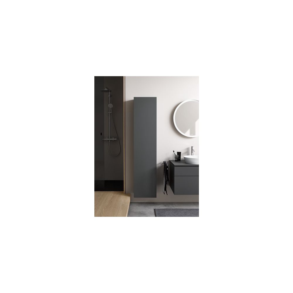 Duravit L-Cube Hochschrank Echtholzfurnier 243x400x1760mm Graphit Matt, 1 Tür R, G... DURAVIT-LC1170R4949 4053424305738 (Abb. 2)