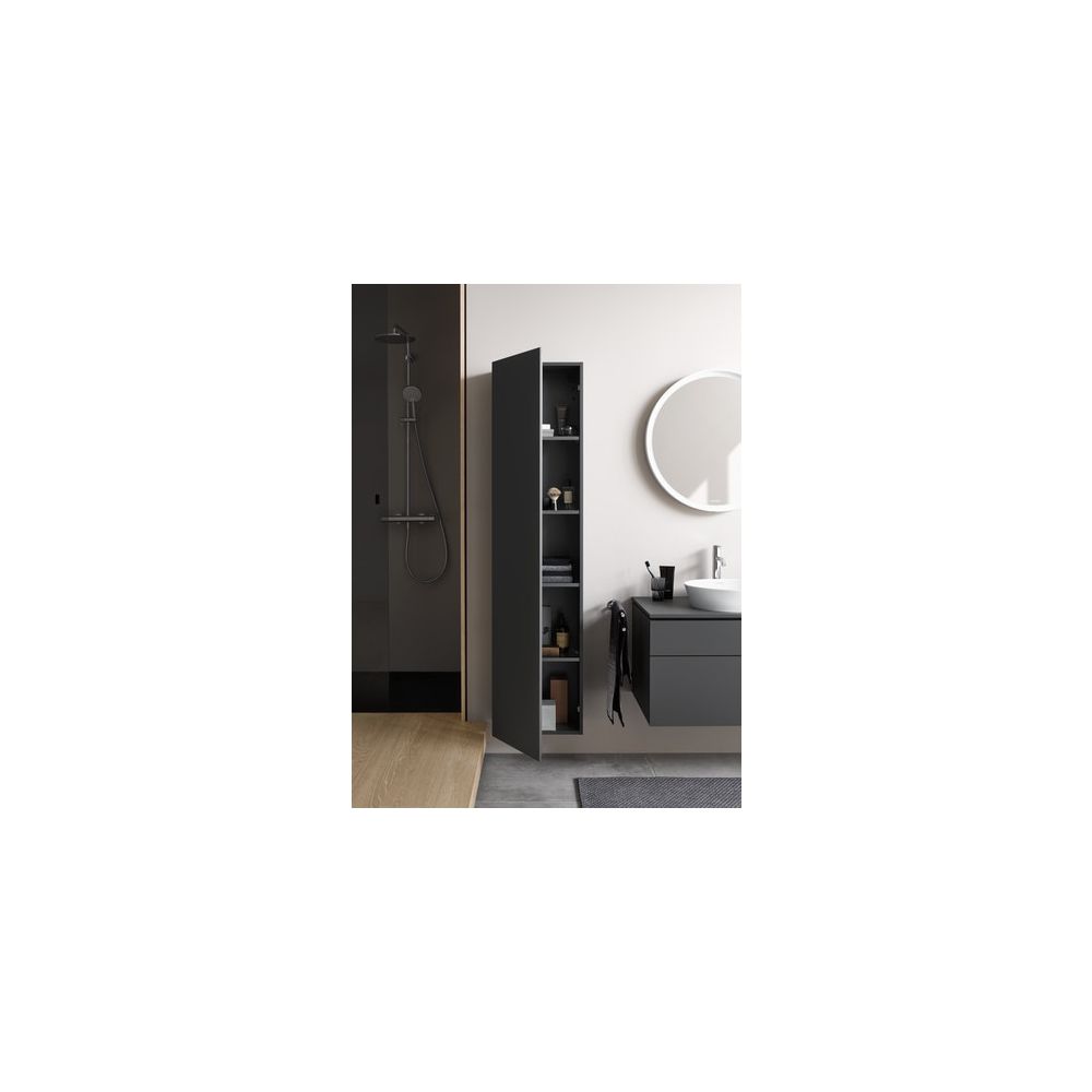Duravit L-Cube Hochschrank Echtholzfurnier 243x400x1760mm Graphit Matt, 1 Tür R, G... DURAVIT-LC1170R4949 4053424305738 (Abb. 3)