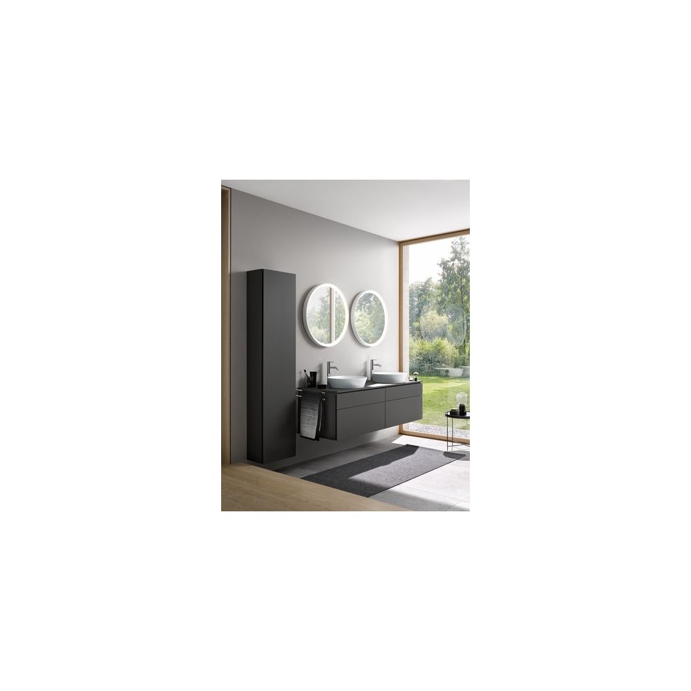 Duravit L-Cube Hochschrank Echtholzfurnier 243x400x1760mm Graphit Matt, 1 Tür R, G... DURAVIT-LC1170R4949 4053424305738 (Abb. 4)