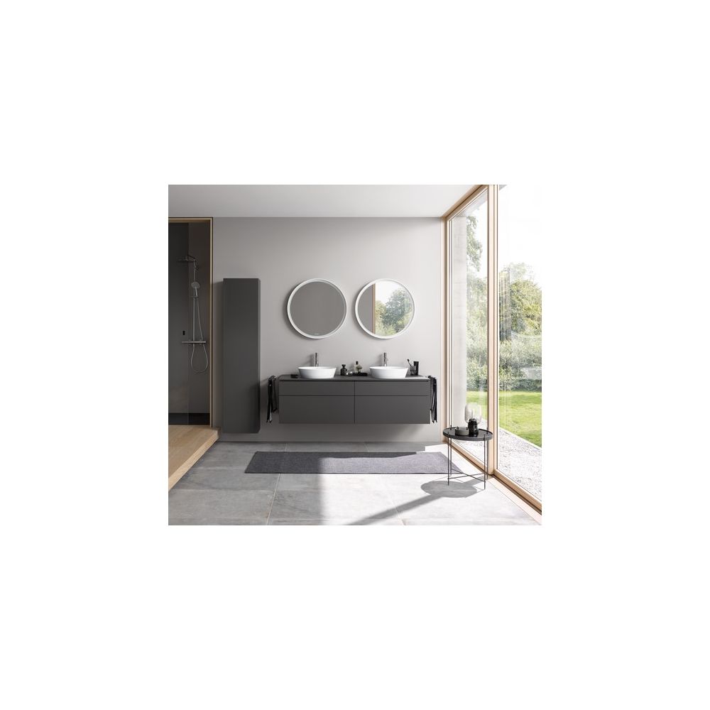 Duravit L-Cube Hochschrank Echtholzfurnier 243x400x1760mm Graphit Matt, 1 Tür R, G... DURAVIT-LC1170R4949 4053424305738 (Abb. 5)