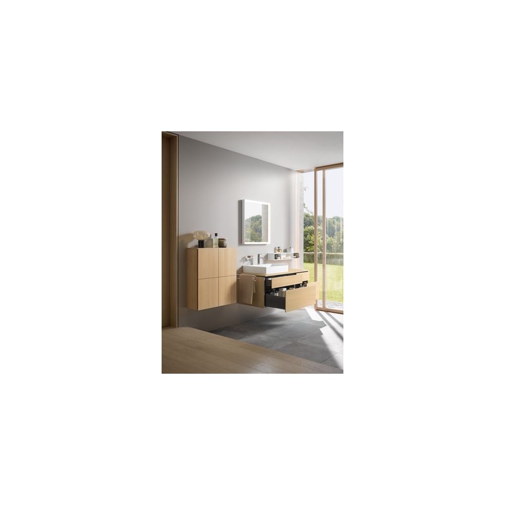 Duravit L-Cube Konsolen-WTU wandh. 550x1420x482mm Natur Eiche Matt, mittig, mi... DURAVIT-LC4877030300000 4063382927415 (Abb. 2)
