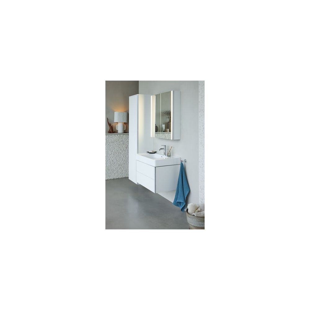 Duravit XSquare Hochschrank Lack 356x500x1776mm, Mattweiß, 1 Tür L, Grifflos, 4 Gl... DURAVIT-XS1313L1818 4053424574400 (Abb. 2)
