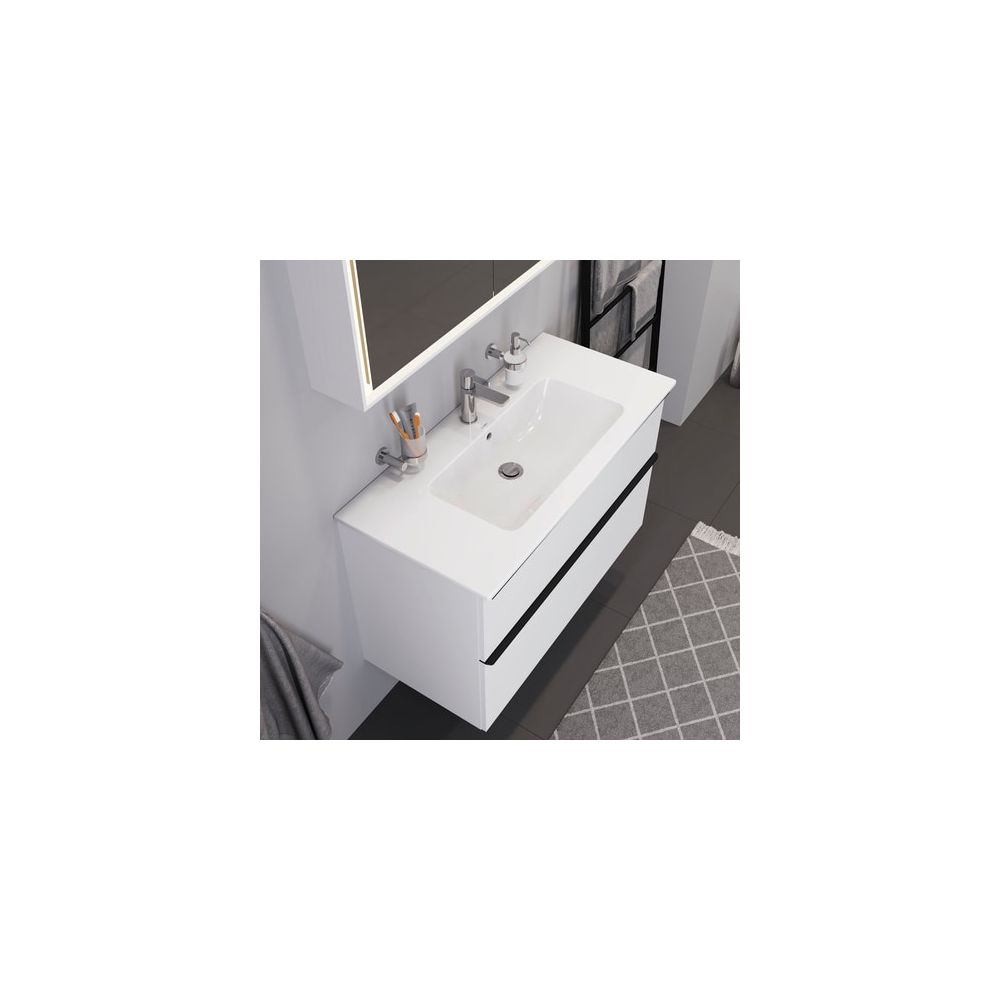 Duravit ME by Starck Waschtisch 490x1030x175mm WonderGliss Weiß Hochglanz, Rechtec... DURAVIT-23361000001 4053424021409 (Abb. 5)