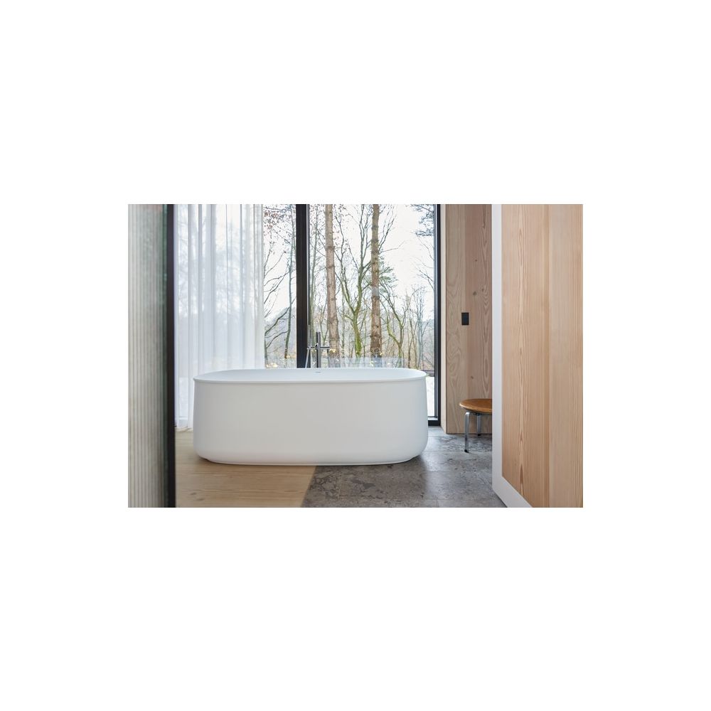 Duravit Zencha Badewanne 600x900x1800mm, 366l, Mattweiß, Oval, Freistehend, 2 ... DURAVIT-700463000000000 4063382792532 (Abb. 2)