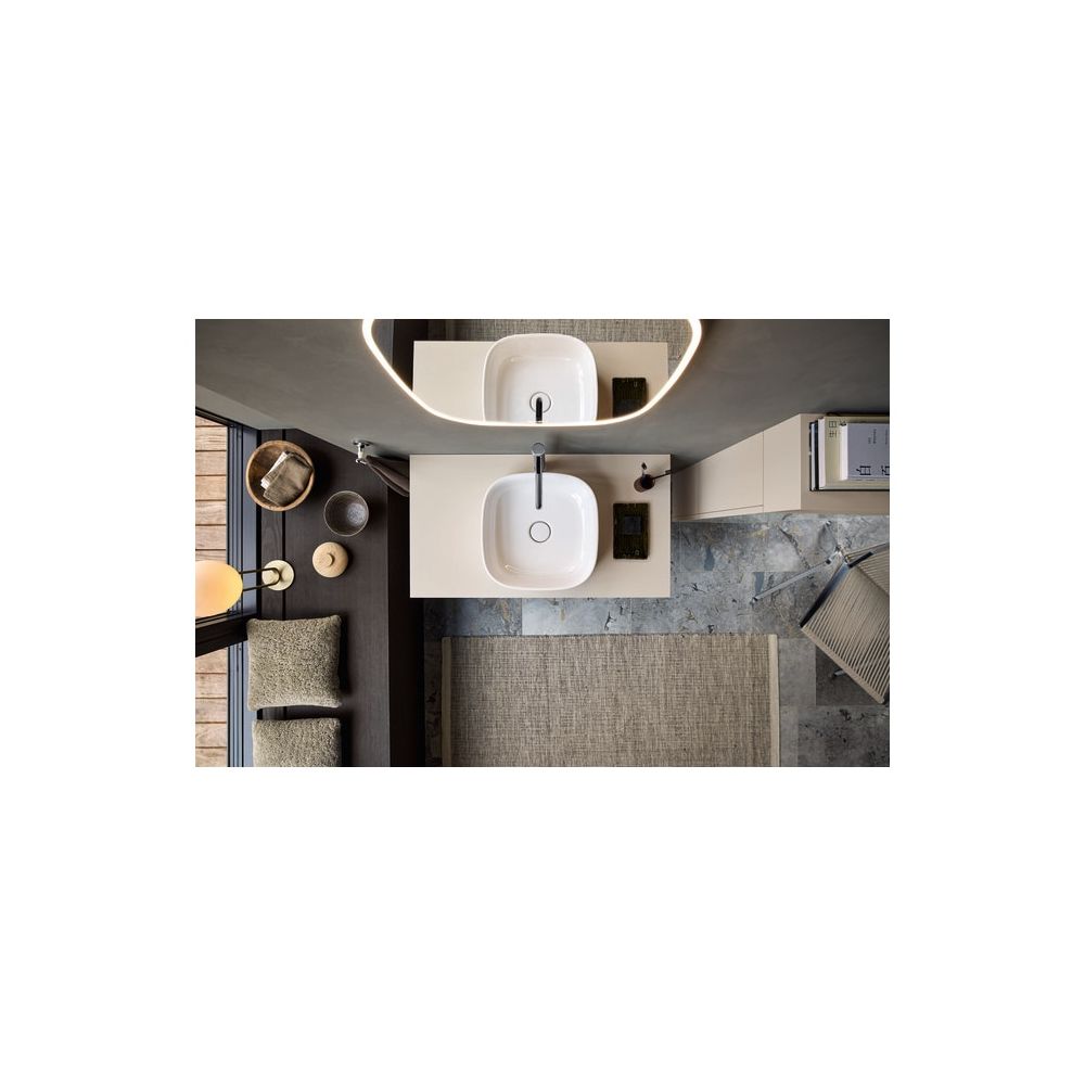 Duravit Zencha Aufsatzbecken 420mm, Weiß Hochglanz, WonderGliss, DuraCeram, Quadra... DURAVIT-23734200791 4063382132338 (Abb. 8)