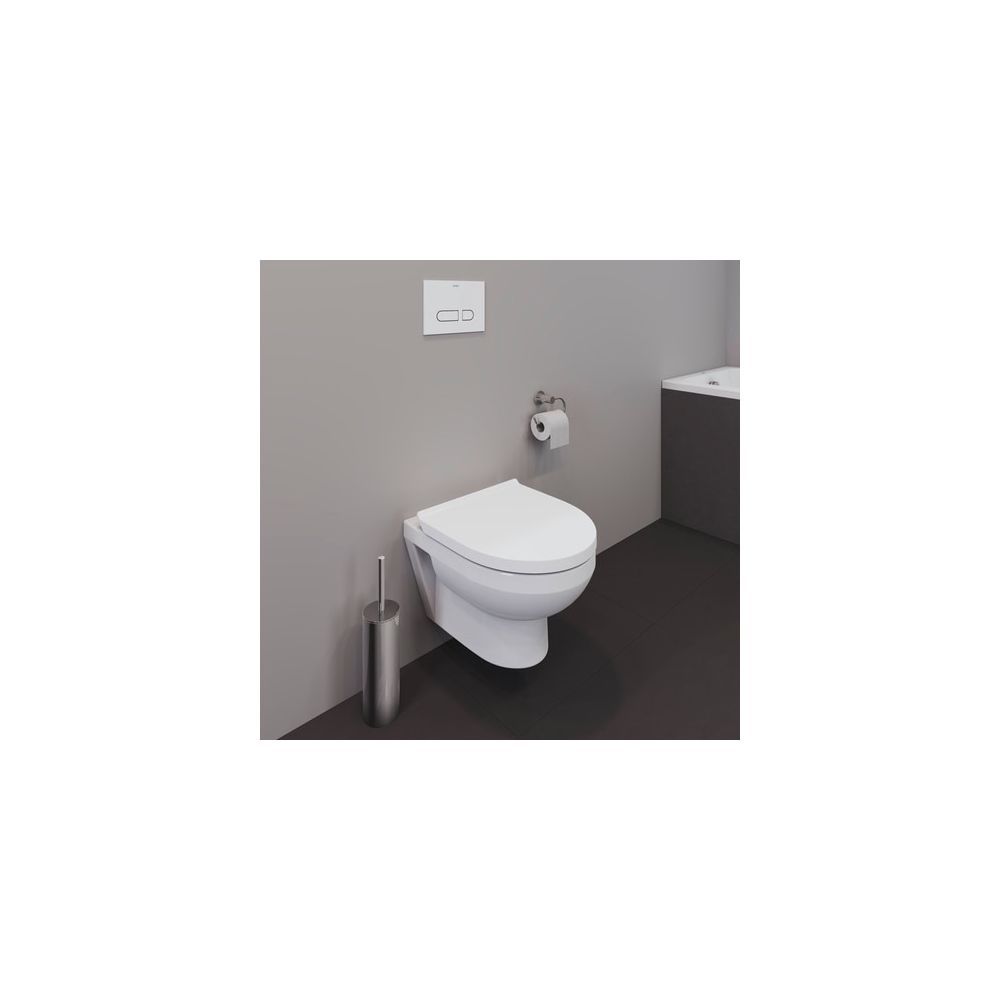Duravit No.1 WC-Set wandh. Wand-WC, WC-Sitz, Compact, Weiß Hochglanz, Spülrand riml... DURAVIT-45750900A1 4053424912424 (Abb. 7)