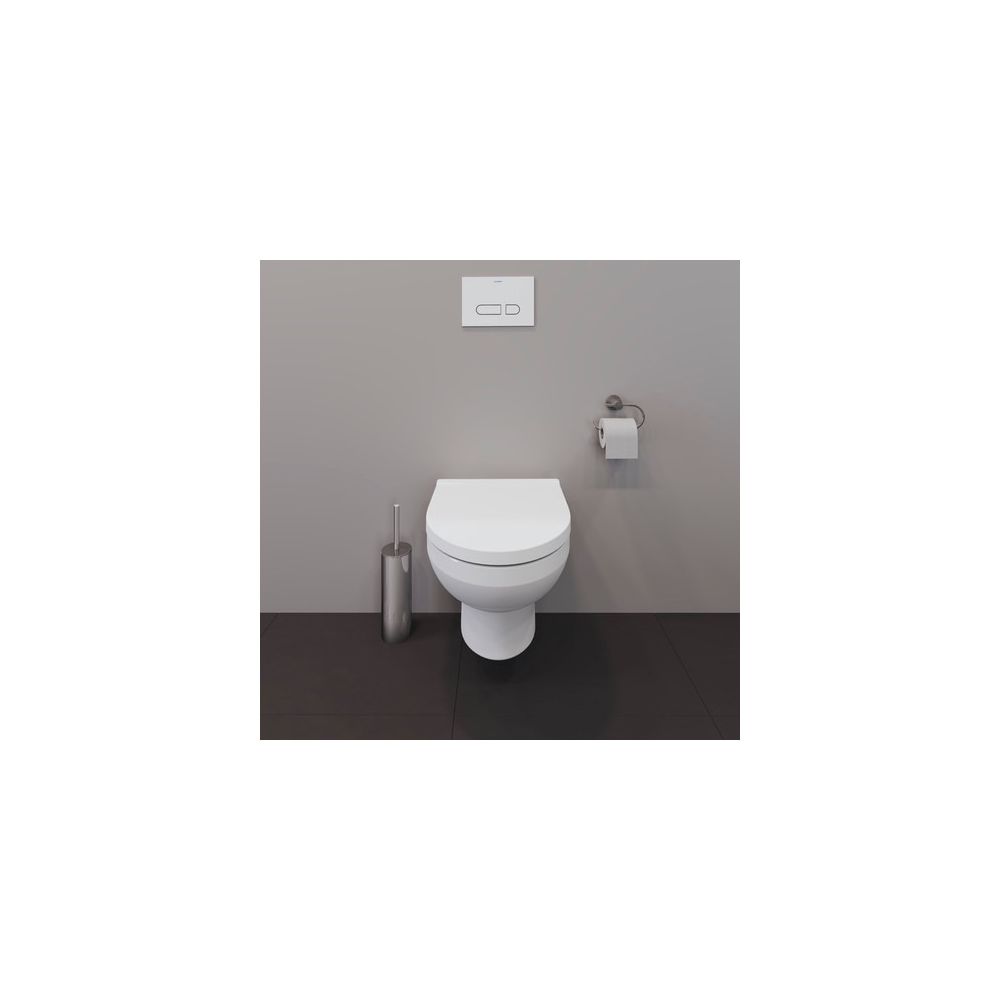 Duravit No.1 WC-Set wandh. Wand-WC, WC-Sitz, Compact, Weiß Hochglanz, Spülrand rim... DURAVIT-45750900A1 4053424912424 (Abb. 10)