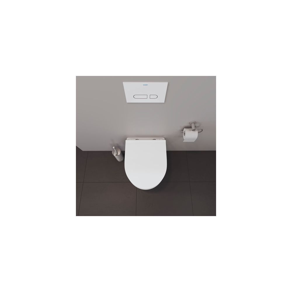 Duravit WC-Set bodenstehend No.1 480x370x465mm, Weiß Hochglanz, Tiefspüler, rimless... DURAVIT-41840900A1 4053424680613 (Abb. 2)