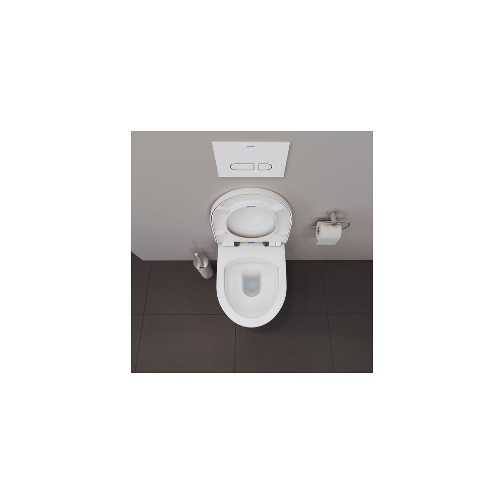 Duravit WC-Set bodenstehend No.1 480x370x465mm, Weiß Hochglanz, Tiefspüler, rimless... DURAVIT-41840900A1 4053424680613 (Abb. 4)