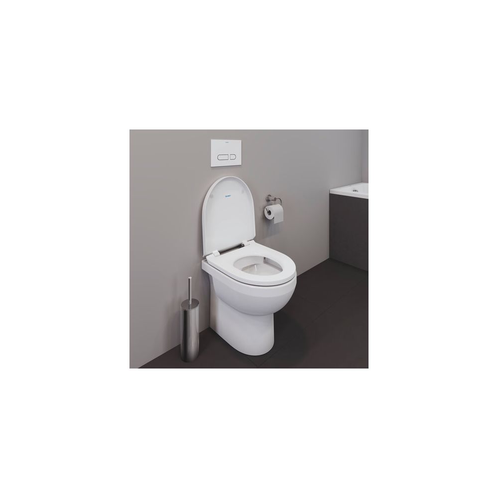 Duravit WC-Set bodenstehend No.1 480x370x465mm, Weiß Hochglanz, Tiefspüler, rimless... DURAVIT-41840900A1 4053424680613 (Abb. 6)