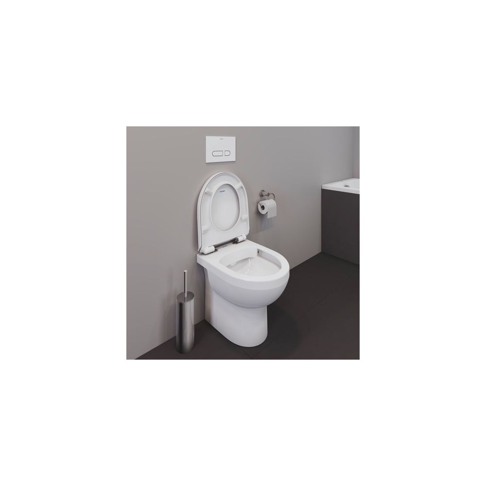 Duravit WC-Set bodenstehend No.1 480x370x465mm, Weiß Hochglanz, Tiefspüler, rimless... DURAVIT-41840900A1 4053424680613 (Abb. 7)