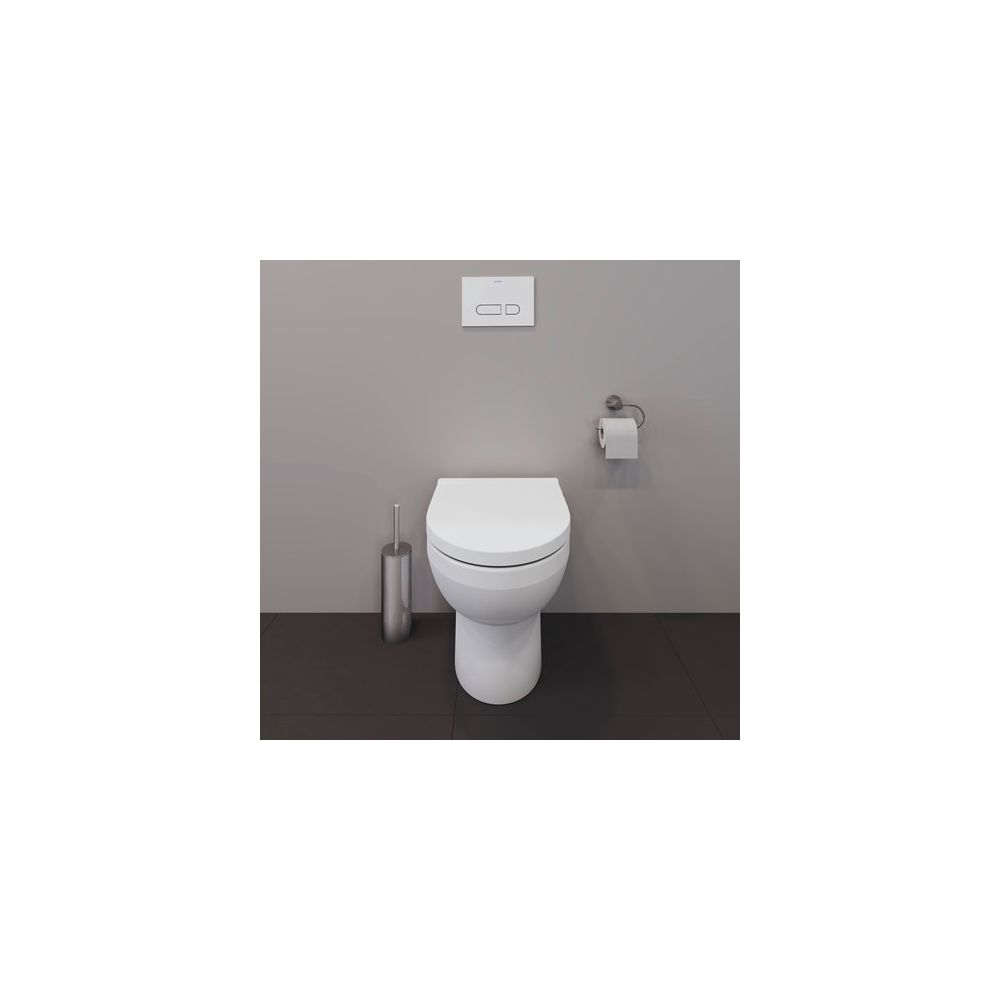 Duravit WC-Set bodenstehend No.1 480x370x465mm, Weiß Hochglanz, Tiefspüler, rimless... DURAVIT-41840900A1 4053424680613 (Abb. 8)