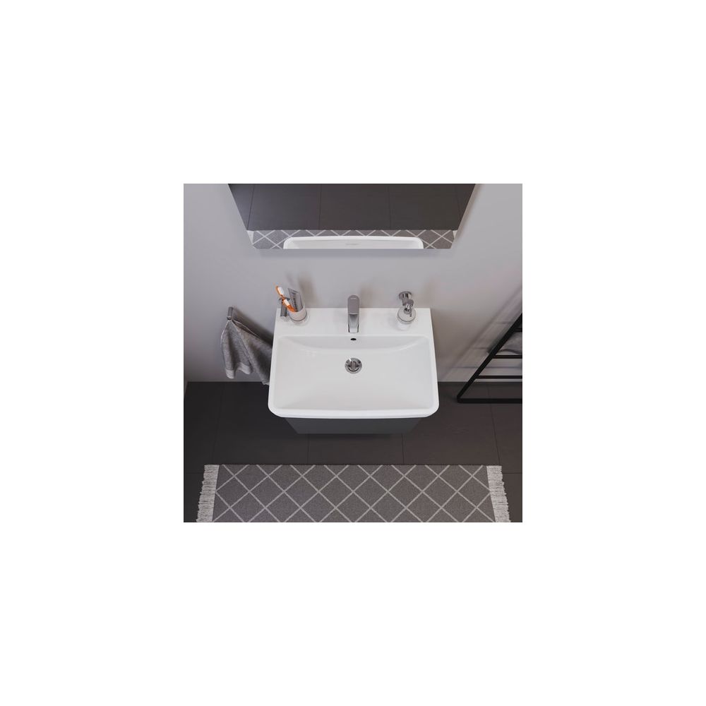 Duravit No.1 Waschtisch 460x650x175mm, Weiß Hochglanz, Rechteckig, 1 Waschplatz/HL... DURAVIT-2375650000 4063382180308 (Abb. 11)
